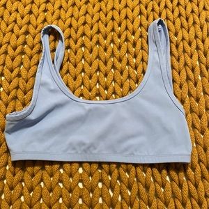 Aritzia baby blue sports bra